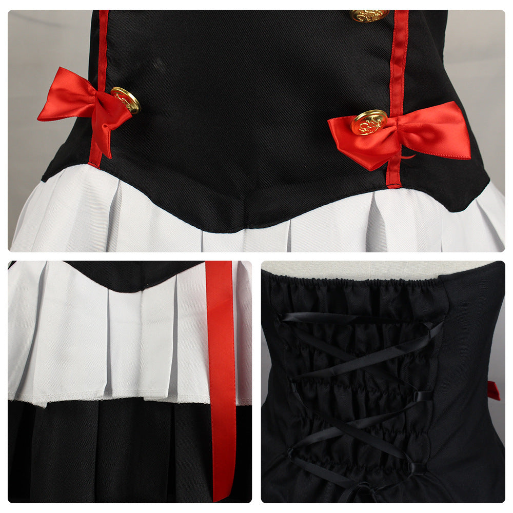 Seraph of the end cruolu feiniang Mica cos costume women's Halloween vampire costume cruolu cos costume