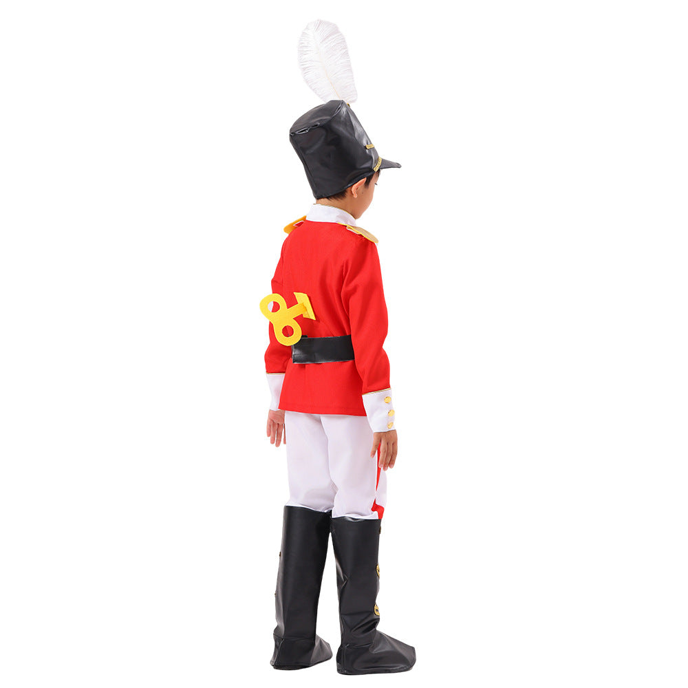 Cross-border toy soldier dress up cos costume British costume costumes children's costume Halloween suit