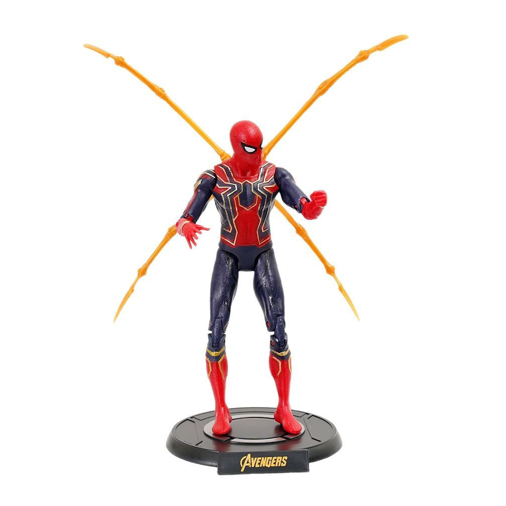 Avengers 7-inch MK85 Steel Spider-Man Captain America figurine garage kits model decoration toys wholesale