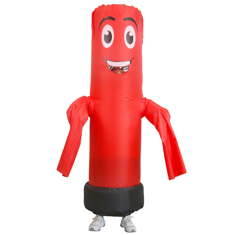 Cross-border Valentine's Day love confession props Smiley Dancer inflatable clothing atmosphere funny stage performance props costume