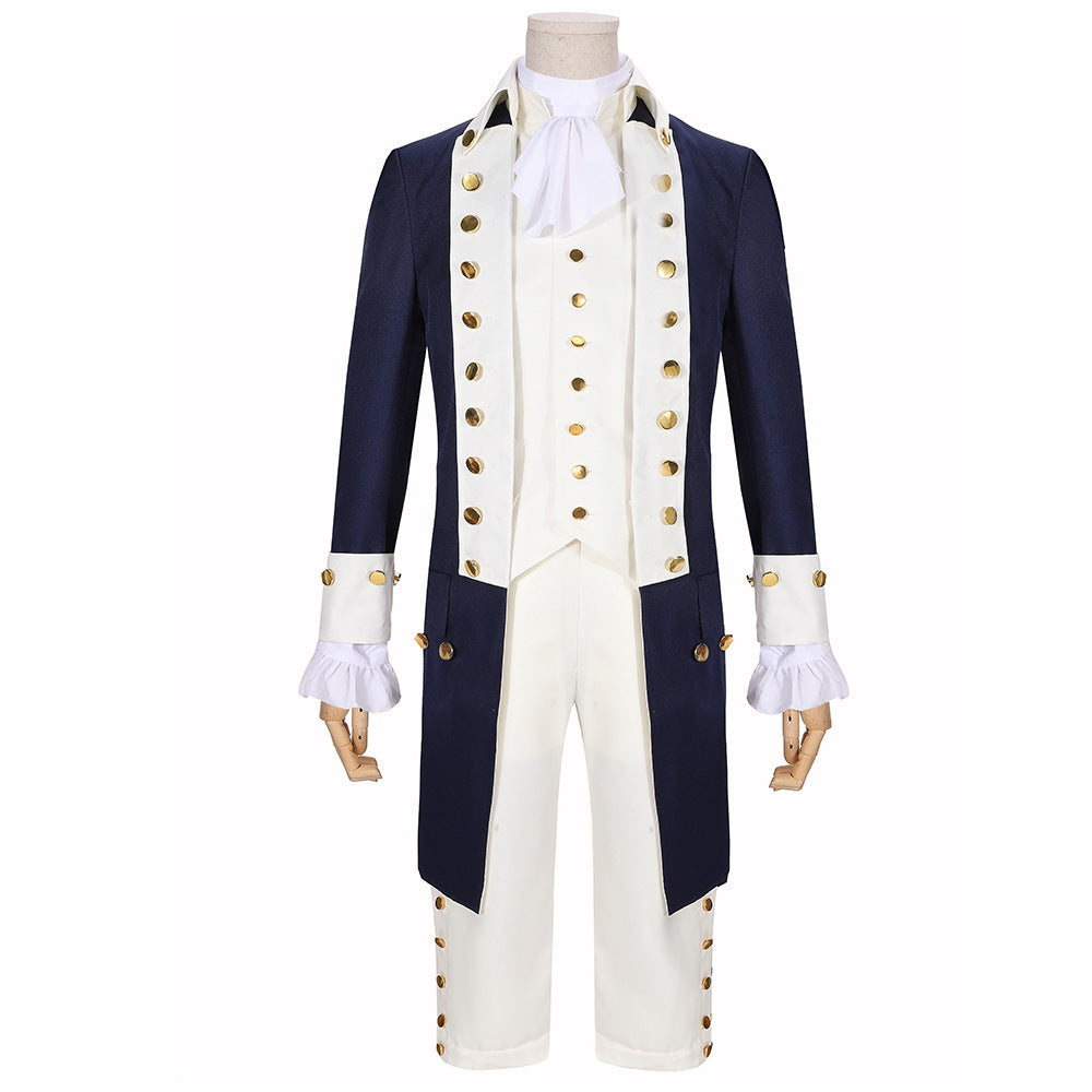 Halloween carnival cosplay Medieval Prince costume Alexander Hamilton rock costume