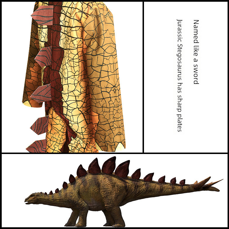 Exclusive for cross-border Halloween children dinosaur performance costume Amazon Stegosaurus cosplay costume