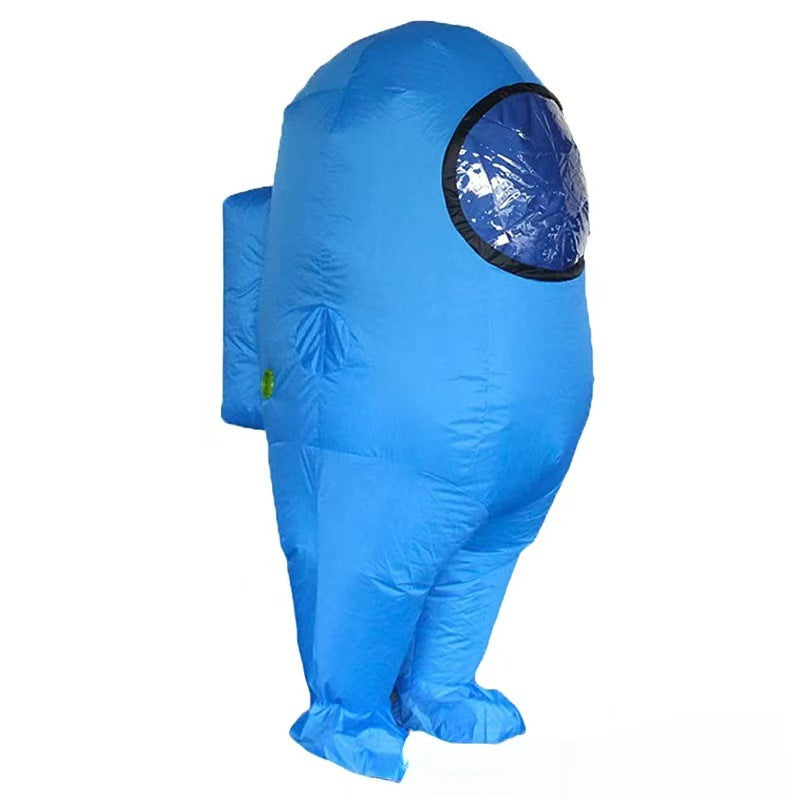 Cross-border amongus clothing multi-color spaceman inflatable clothing anime game doll little celebrity costume role play