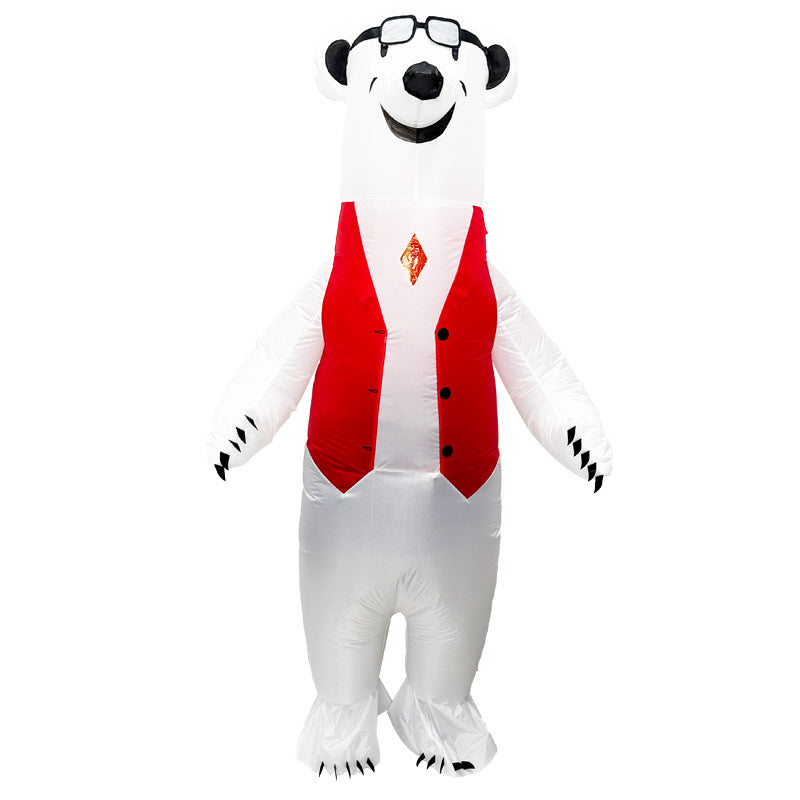 Christmas elk Gingerbread Man Costume party party stage atmosphere props Santa Claus inflatable costume