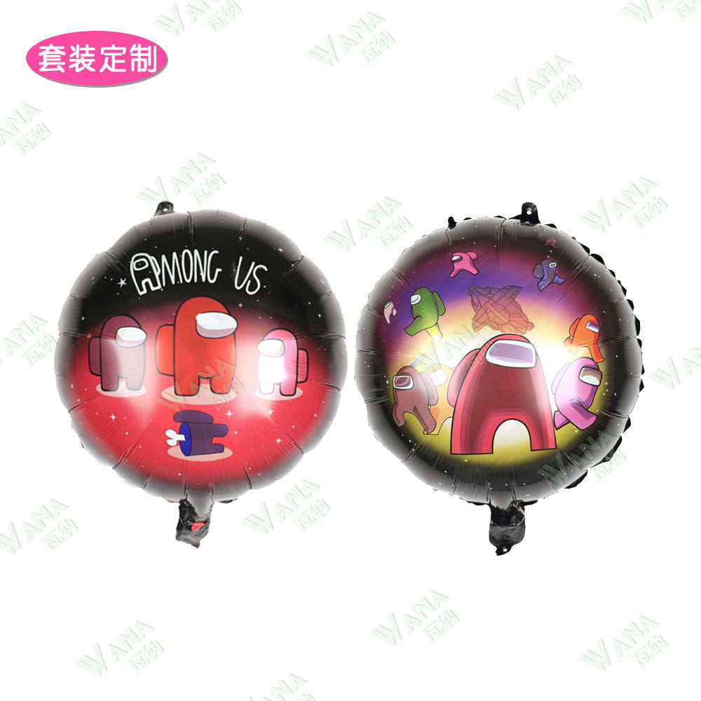 Avengers aluminum balloon Iron Man Spider-Man Superman Hulk Ant Man Captain America Falcon cross border
