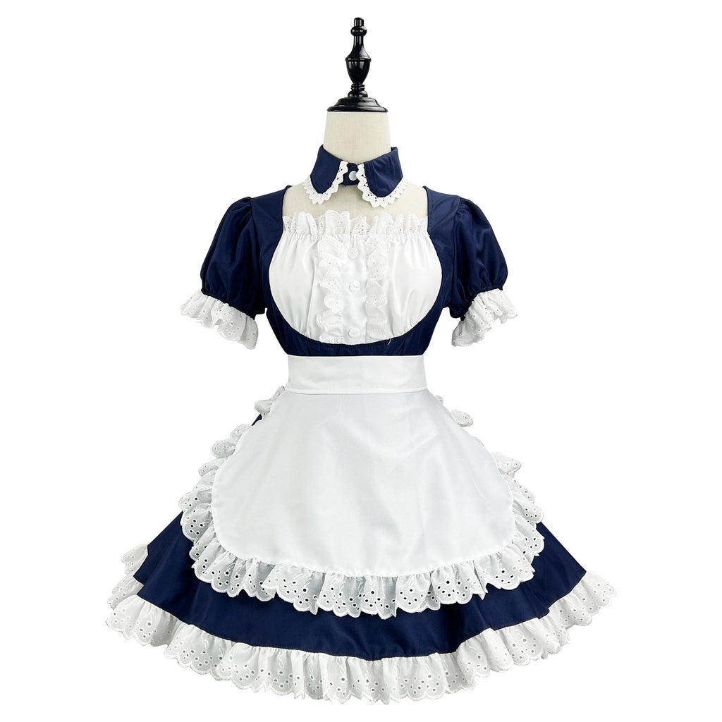 Original akihara Japanese cute maid cloth classic maid costume COSPLAY performance costume Halloween costume