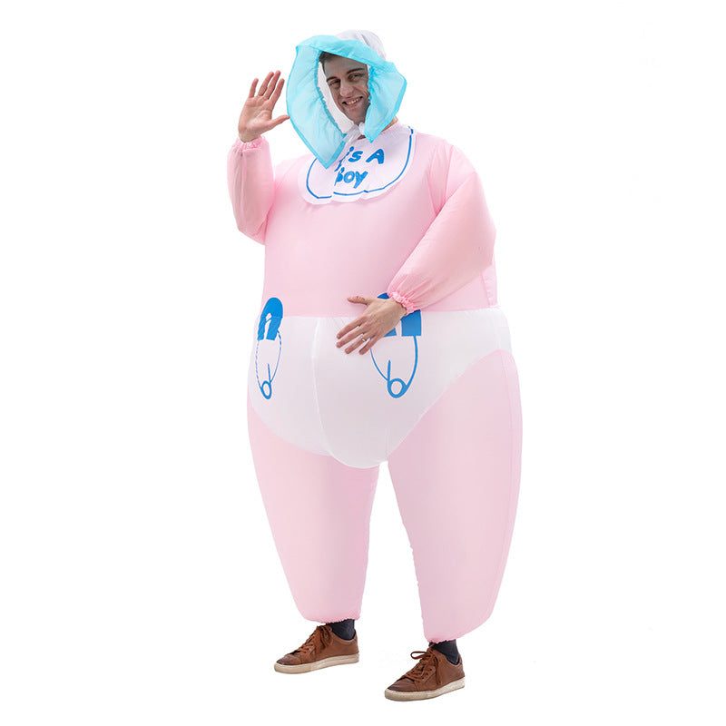 Stage dress up performance costume cute baby inflatable clothing Cartoon Doll role play baby Funny inflatable clothing