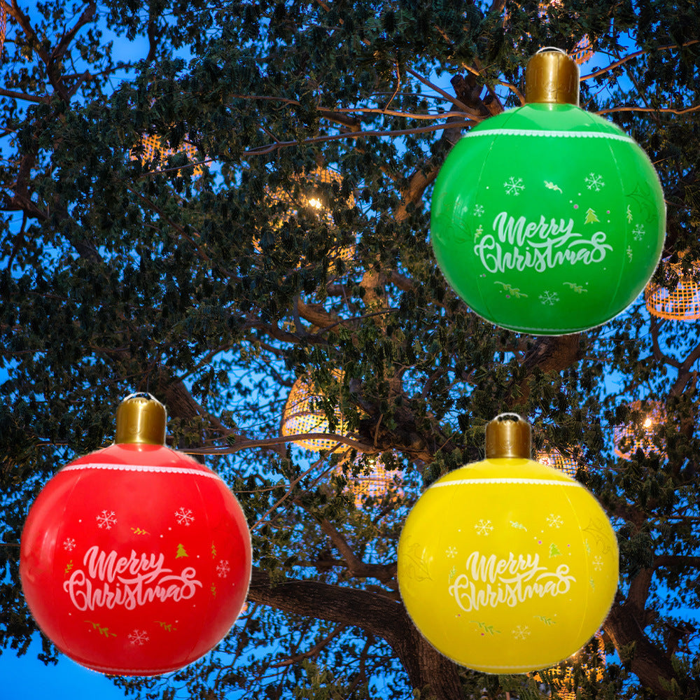 Inflatable Christmas Ball Christmas Halloween ornament ball outdoor inflatable toy ball party activity party props