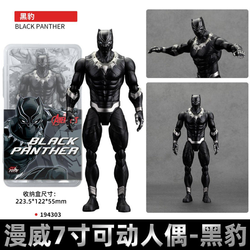 Marvel Avengers 7-inch Movable Iron Man Spider-Man Action Figure