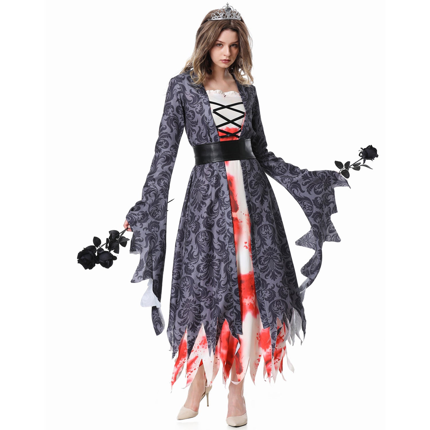M-XL Halloween Vampire Princess Bride Dress