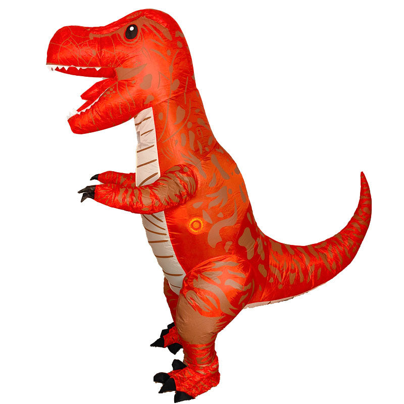 Amazon funny children dinosaur celebration doll makeup props Halloween Tyrannosaurus inflatable costume costume
