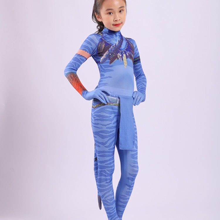 Children's Day cosplay costume Avatar 2 children's clothes stage costume hero adults' costume tights