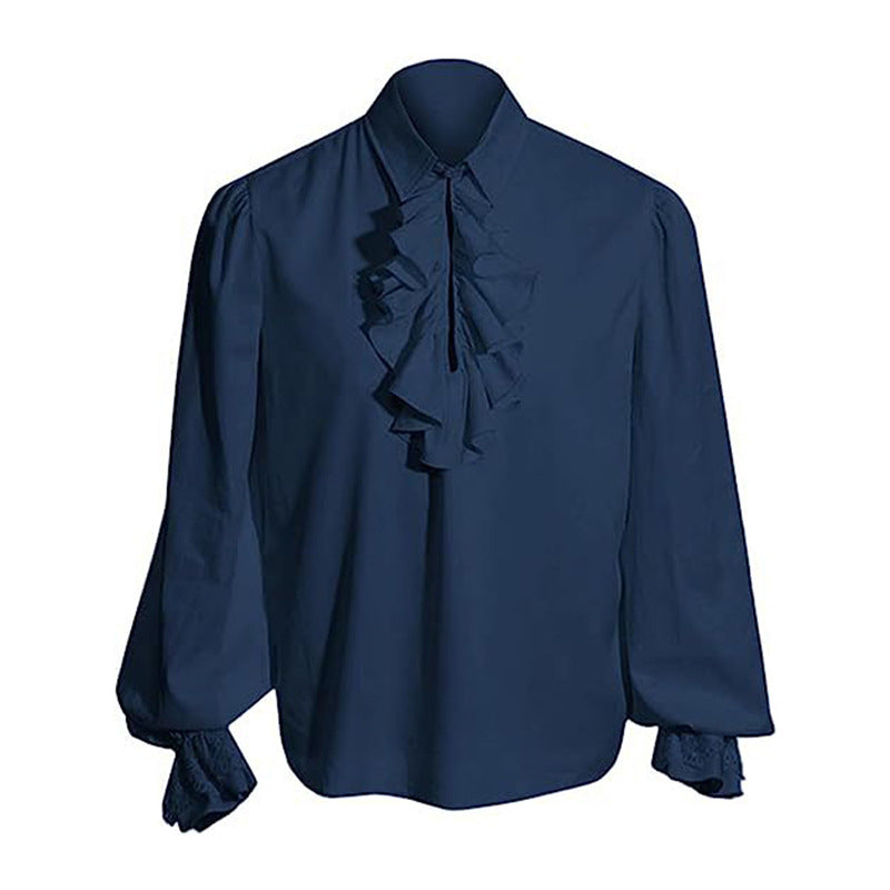 Medieval costume Halloween costume vampire cos Renaissance steampunk ruffle