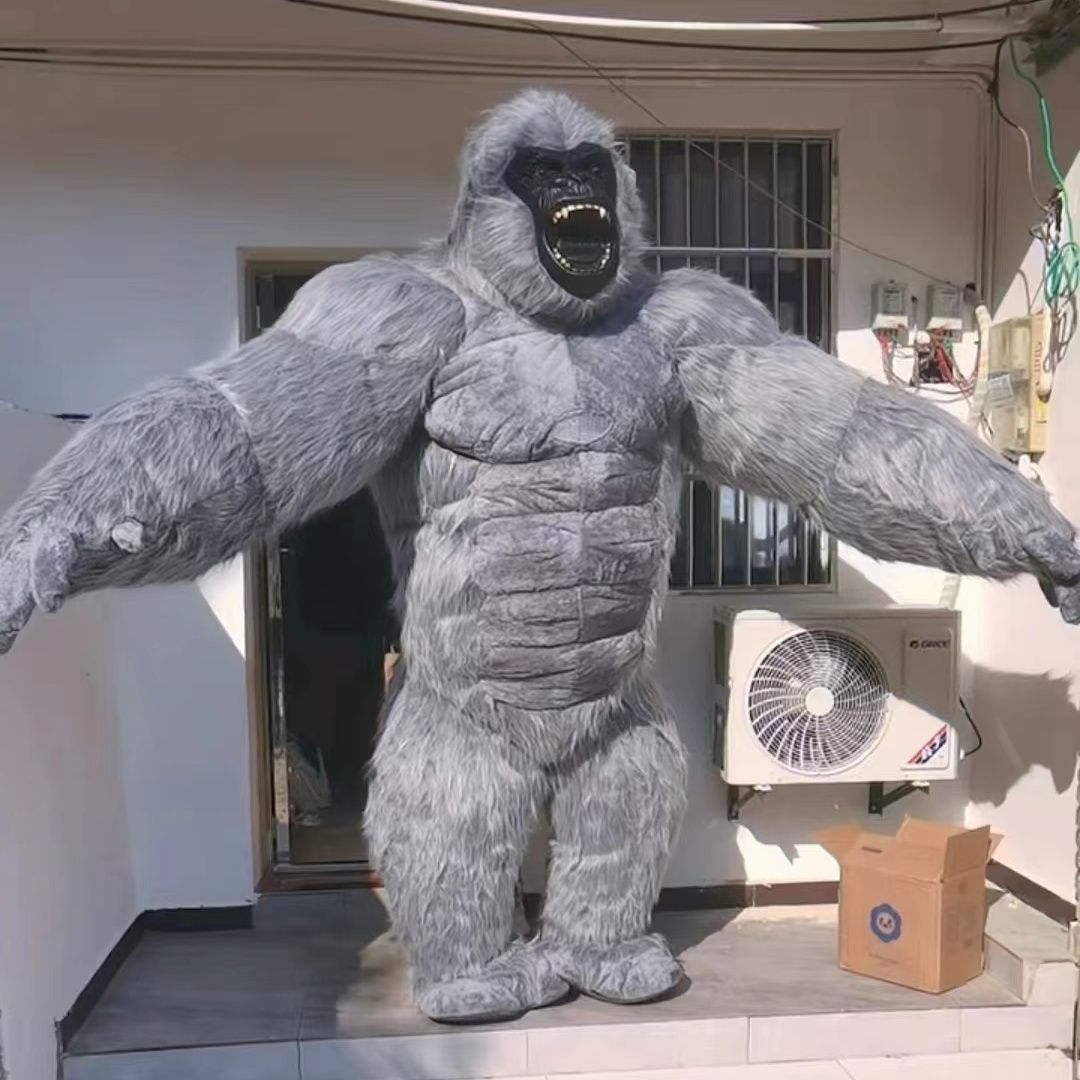 Inflatable Chimp Cartoon Doll costume doll clothing King Kong Godzilla doll performance props chimp walking doll clothing