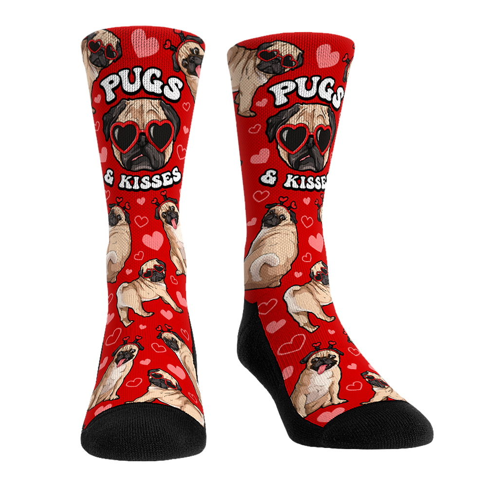 Valentine's Day - Pugs & Kisses