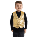 Gold Sequin Vest - Kids
