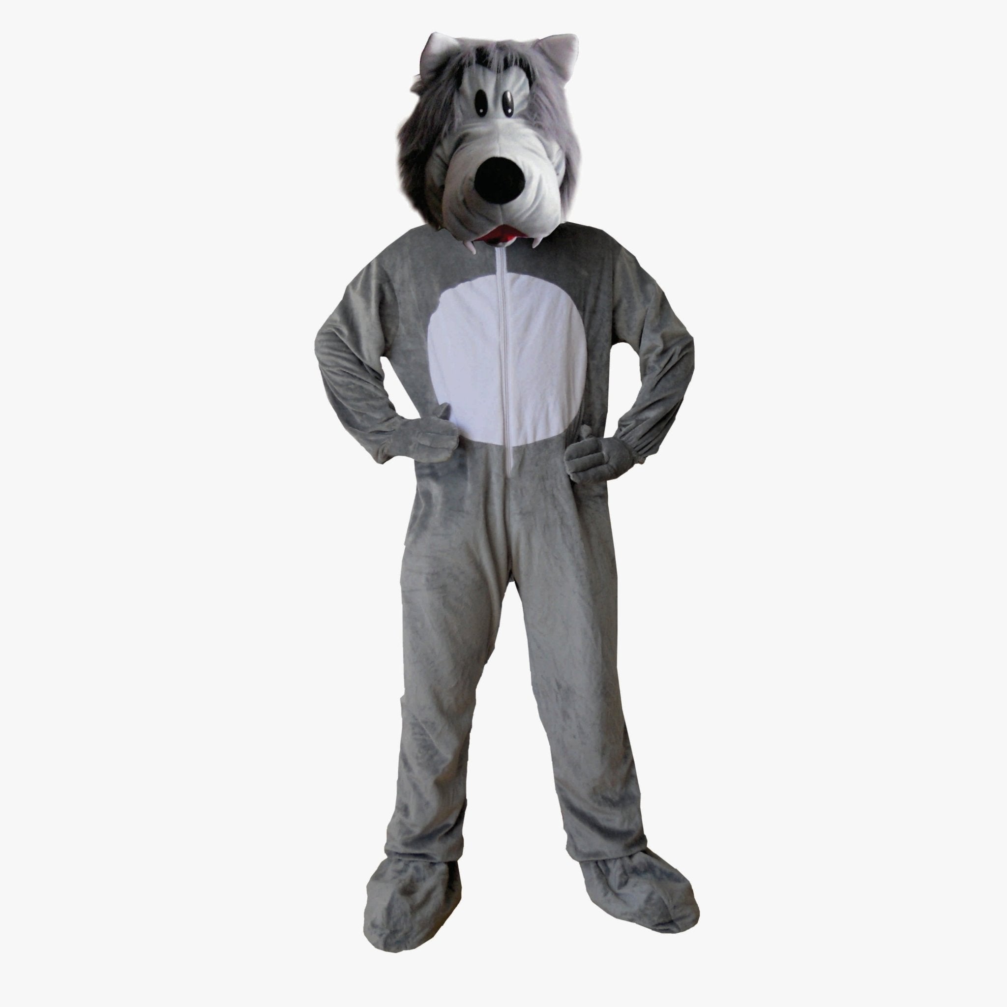 Gray Wolf Mascot