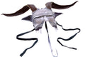 Krampus Handmade Genuine Leather Mask for Masquerade Cosplay or Halloween Costumes