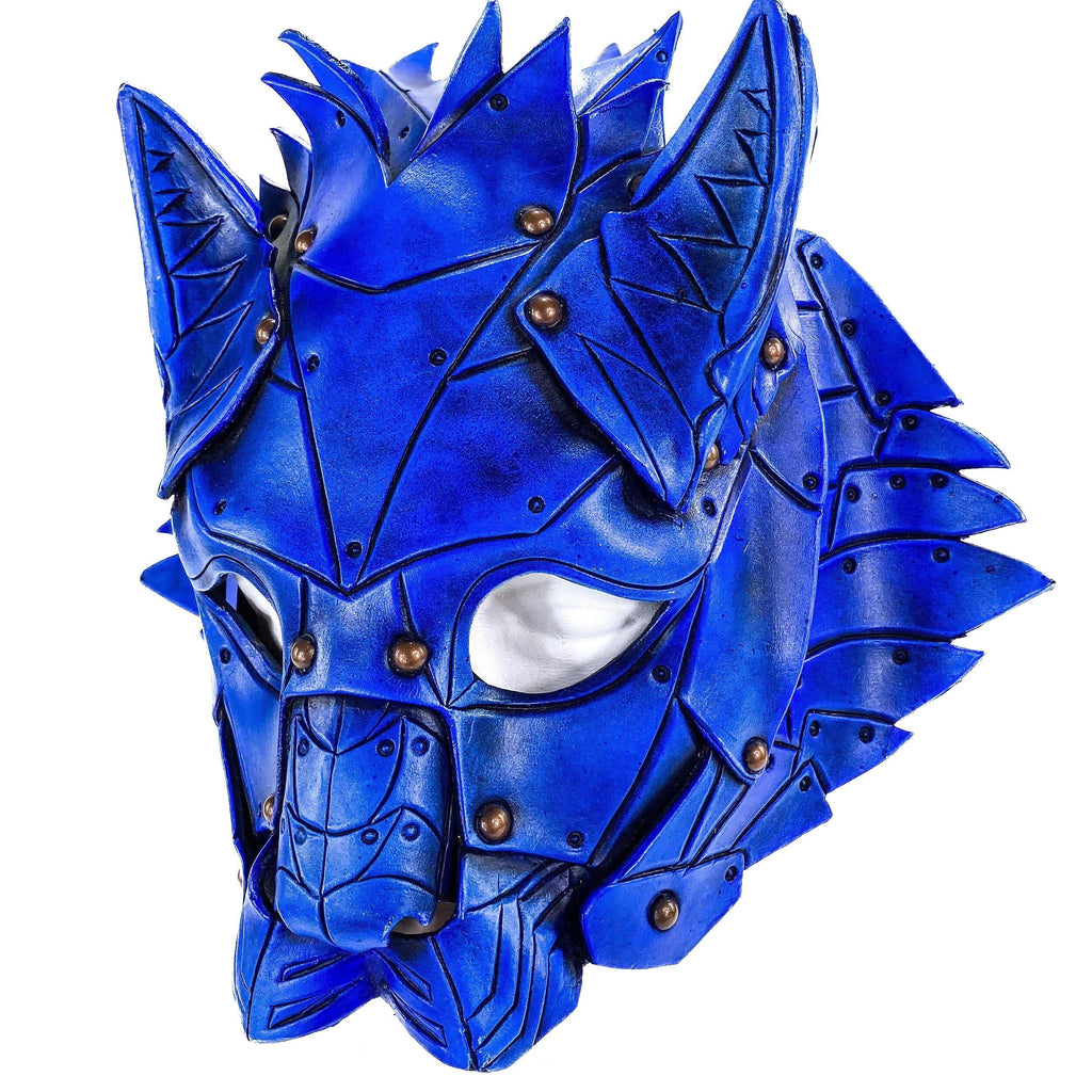 Feline Blue Handmade Genuine Leather