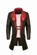 Cyber punk 20-77 Phantom Liberty Solomon Reed Cosplay Costume Black Leather Coat,   Cosplay Idris Elba Inspired Handcrafted by Ox and Bulls