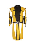 Scorpion Mortal Kombat Cosplay Costume Suit with Vest Handcrafted by Ox and Bulls