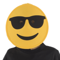 Sunglasses Emoji Mask - Adults