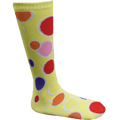 Yellow Polka Dots Socks - Adults